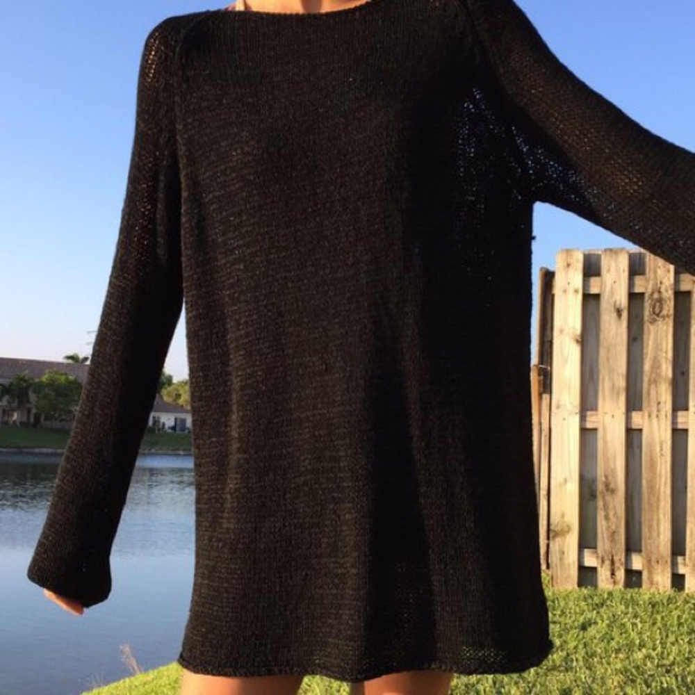 American Apparel Oversized Open Knit Sweater M/L